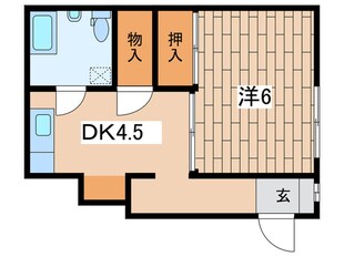 三笠荘の物件間取画像